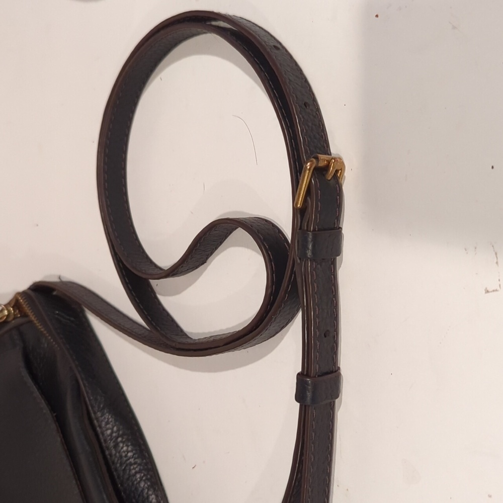 Fossil Gemma Pebbled Leather Crossbody Camera Bag In Black - Picture 13 of 14